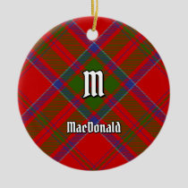 Clan MacDonald of Keppoch Tartan Ceramic Ornament