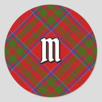 Clan MacDonald of Keppoch Tartan Classic Round Sticker