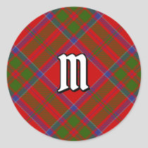 Clan MacDonald of Keppoch Tartan Classic Round Sticker