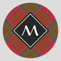 Clan MacDonald of Keppoch Tartan Classic Round Sticker
