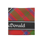Clan MacDonald of Keppoch Tartan Cloth Napkin (Quarter Fold)