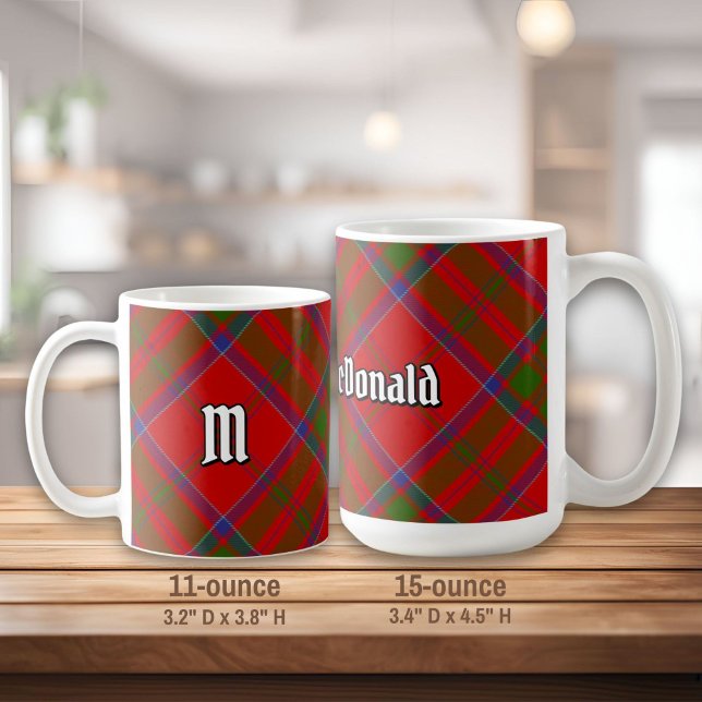 Clan MacDonald of Keppoch Tartan Coffee Mug (Creator Uploaded)