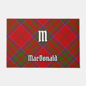 Clan MacDonald of Keppoch Tartan Doormat (Front)