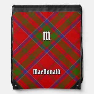 Clan MacDonald of Keppoch Tartan Drawstring Bag