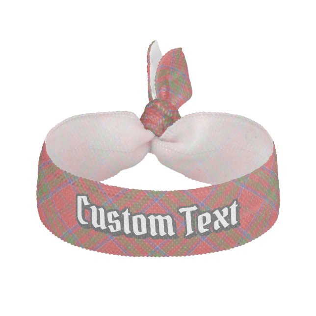 Clan MacDonald of Keppoch Tartan Elastic Hair Tie (Front)
