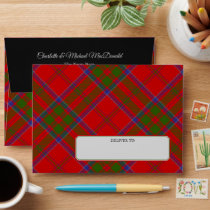 Clan MacDonald of Keppoch Tartan Envelope