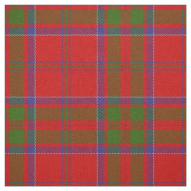 Clan MacDonald of Keppoch Tartan Fabric (Swatch)