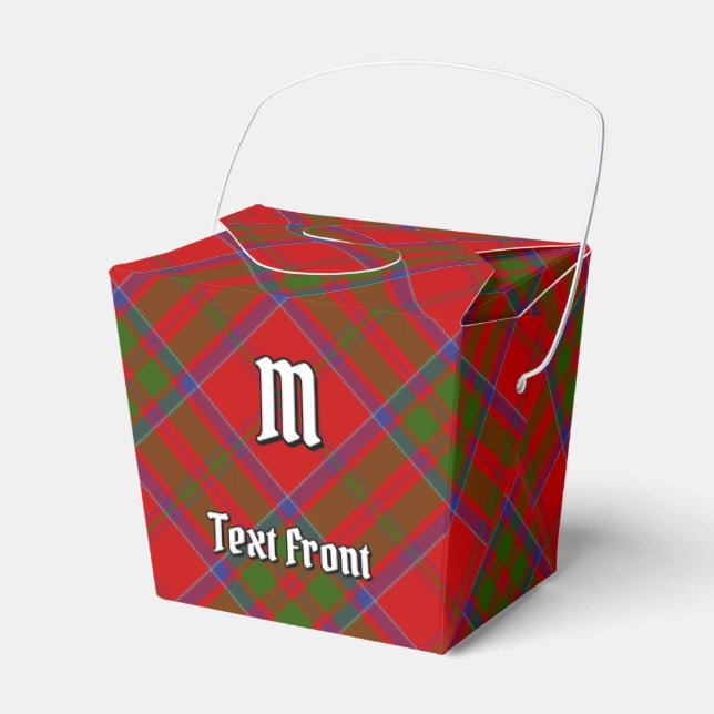 Clan MacDonald of Keppoch Tartan Favor Box (Front Side)
