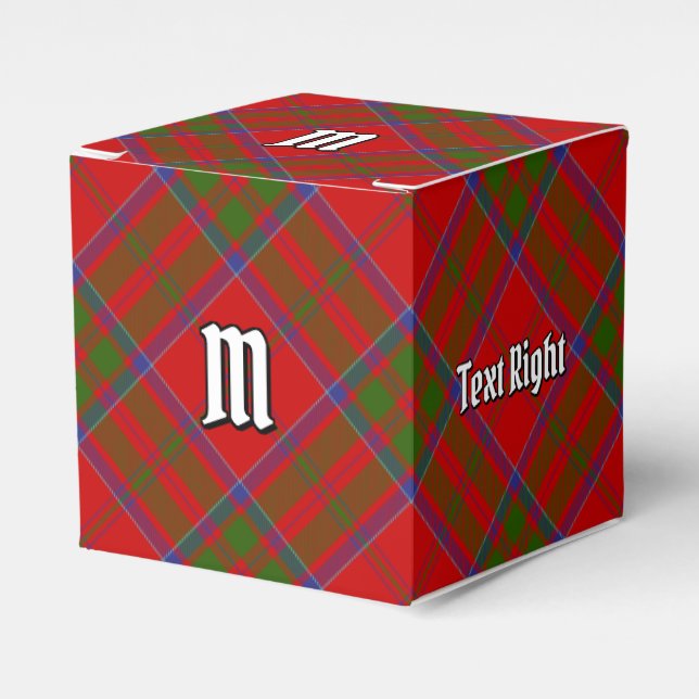 Clan MacDonald of Keppoch Tartan Favor Box (Front Side)