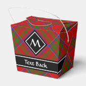 Clan MacDonald of Keppoch Tartan Favor Box (Back Side)