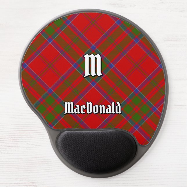 Clan MacDonald of Keppoch Tartan Gel Mouse Pad (Front)