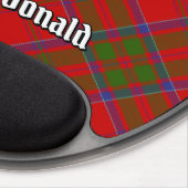 Clan MacDonald of Keppoch Tartan Gel Mouse Pad (Right Side)