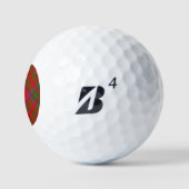 Clan MacDonald of Keppoch Tartan Golf Balls (Logo)