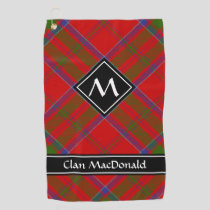 Clan MacDonald of Keppoch Tartan Golf Towel