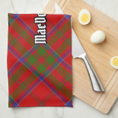 Clan MacDonald of Keppoch Tartan Kitchen Towel (Quarter Fold)