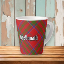 Clan MacDonald of Keppoch Tartan Latte Mug