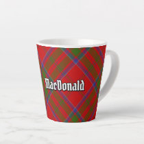 Clan MacDonald of Keppoch Tartan Latte Mug