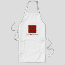 Clan MacDonald of Keppoch Tartan Long Apron