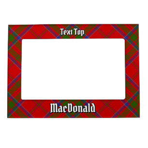 Clan MacDonald of Keppoch Tartan Magnetic Frame