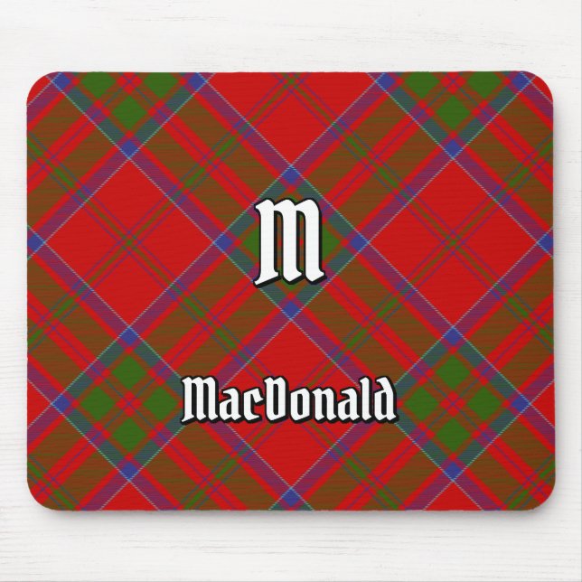 Clan MacDonald of Keppoch Tartan Mouse Pad (Front)