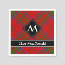 Clan MacDonald of Keppoch Tartan Napkins