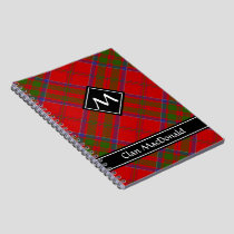 Clan MacDonald of Keppoch Tartan Notebook