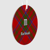 Clan MacDonald of Keppoch Tartan Ornament (Front)