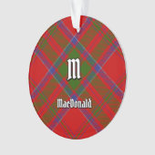 Clan MacDonald of Keppoch Tartan Ornament (Front)
