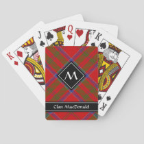 Clan MacDonald of Keppoch Tartan Playing Cards