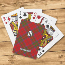 Clan MacDonald of Keppoch Tartan Playing Cards