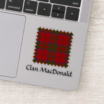 Clan MacDonald of Keppoch Tartan Sticker