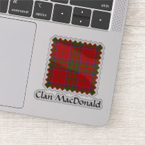 Clan MacDonald of Keppoch Tartan Sticker