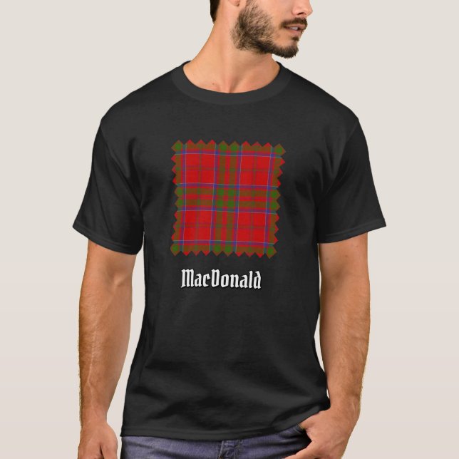 Clan MacDonald of Keppoch Tartan T-Shirt (Front)