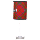 Clan MacDonald of Keppoch Tartan Table Lamp (Front)