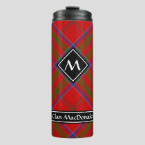 Clan MacDonald of Keppoch Tartan Thermal Tumbler