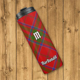 Clan MacDonald of Keppoch Tartan Thermal Tumbler