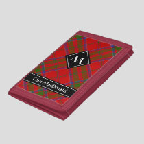 Clan MacDonald of Keppoch Tartan Trifold Wallet