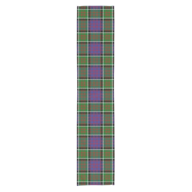 Clan MacDonald Of Ranald Tartan Short Table Runner (Front)