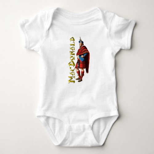 Clan MacDonald Old Scotland Dream Baby Bodysuit