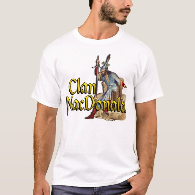 Clan MacDonald Old Scottish Highland Games Shirts (Front)