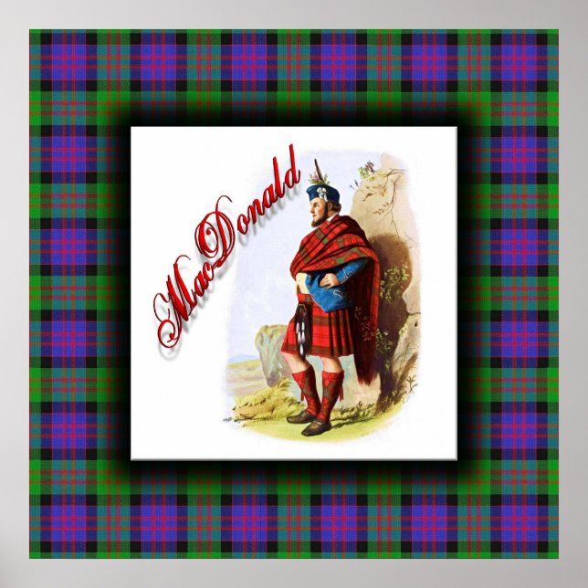 Clan MacDonald Scottish Dream Poster (Front)