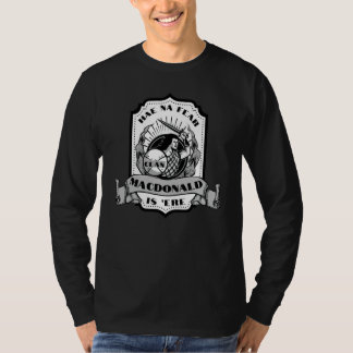 Clan MacDonald Swordsman Scottish Badge Highland G T-Shirt