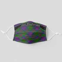 Clan MacDonald Tartan Adult Cloth Face Mask