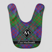 Clan MacDonald Tartan Baby Bib