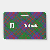 Clan MacDonald Tartan Badge