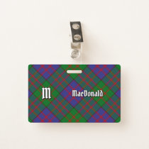 Clan MacDonald Tartan Badge