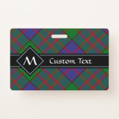 Clan MacDonald Tartan Badge (Front)