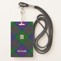 Clan MacDonald Tartan Badge