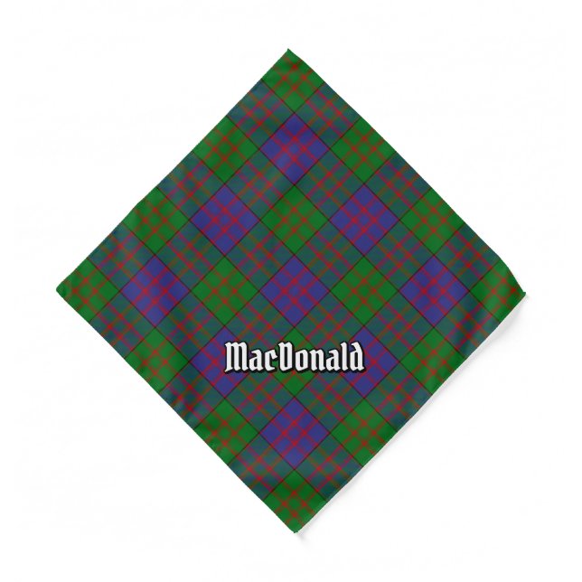 Clan MacDonald Tartan Bandana (Front)