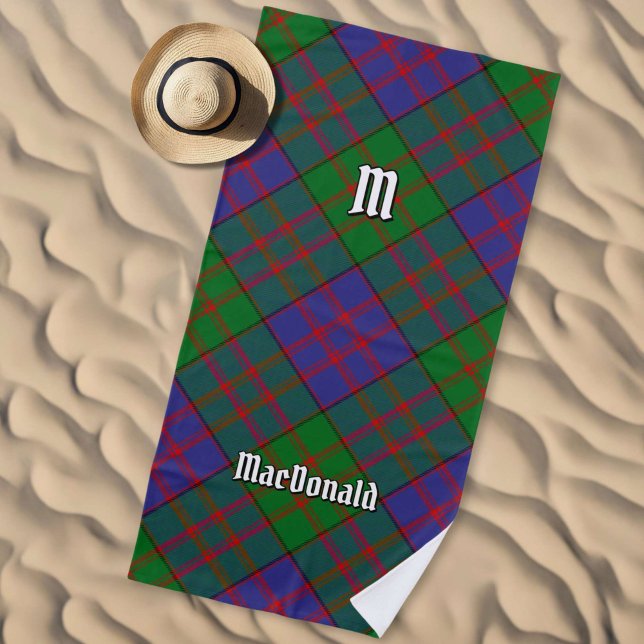 Clan MacDonald Tartan Beach Towel (Creator Uploaded)
